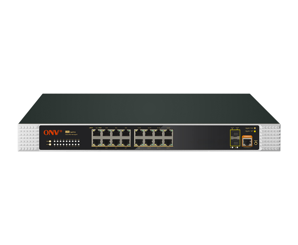 Gigabit 18-портовый управляемый L2 промышленный коммутатор PoE