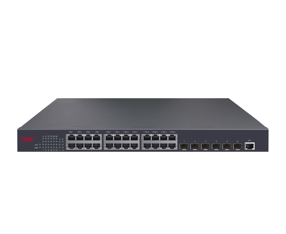 Uplink 10G 30-портовый коммутатор маршрутизации ядра