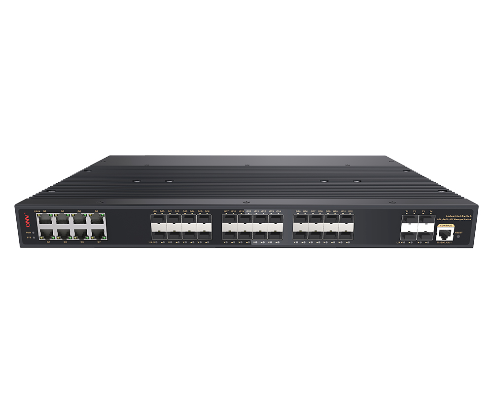 10G восходящий канал 36-портовый управляемый L3 промышленный Ethernet-коммутатор