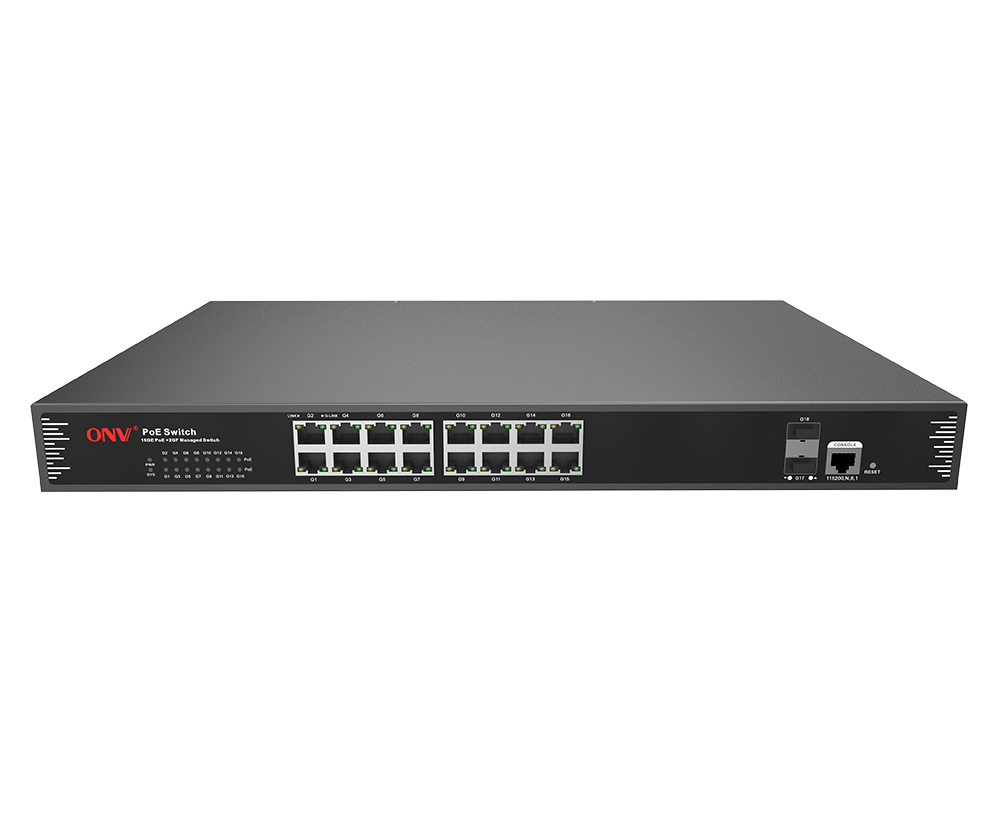 Gigabit 18-портовый управляемый коммутатор PoE L2