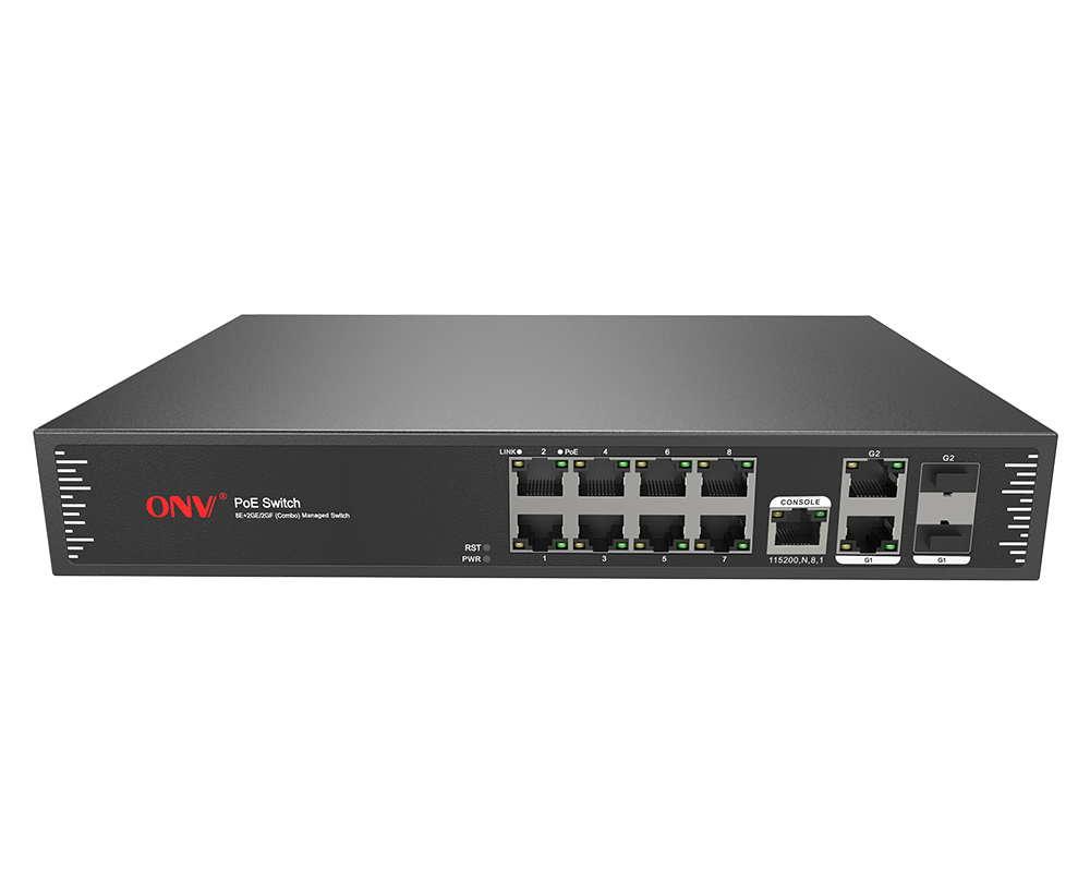 Gigabit uplink 10-портовый управляемый коммутатор PoE