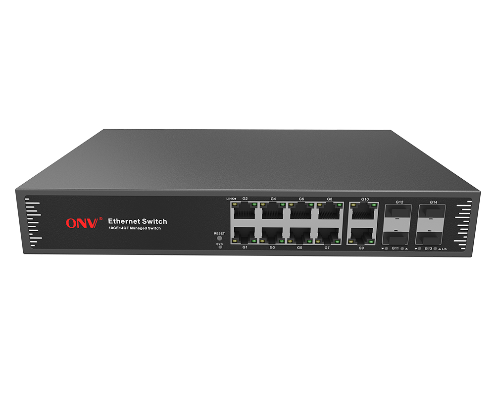 Гигабитный 14-портовый управляемый Ethernet-коммутатор L2
