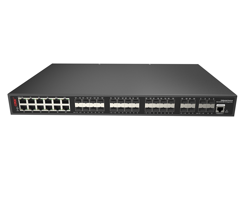 10G восходящая связь 44-портовый управляемый Ethernet-коммутатор L3