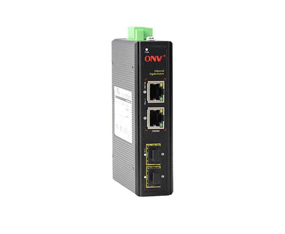 Гигабитный 4-портовый промышленный Ethernet-коммутатор