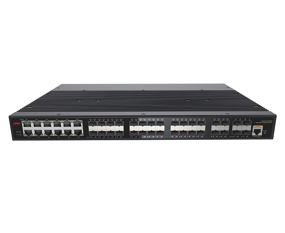 Uplink 10G 44-портовый управляемый L2 промышленный Ethernet-коммутатор