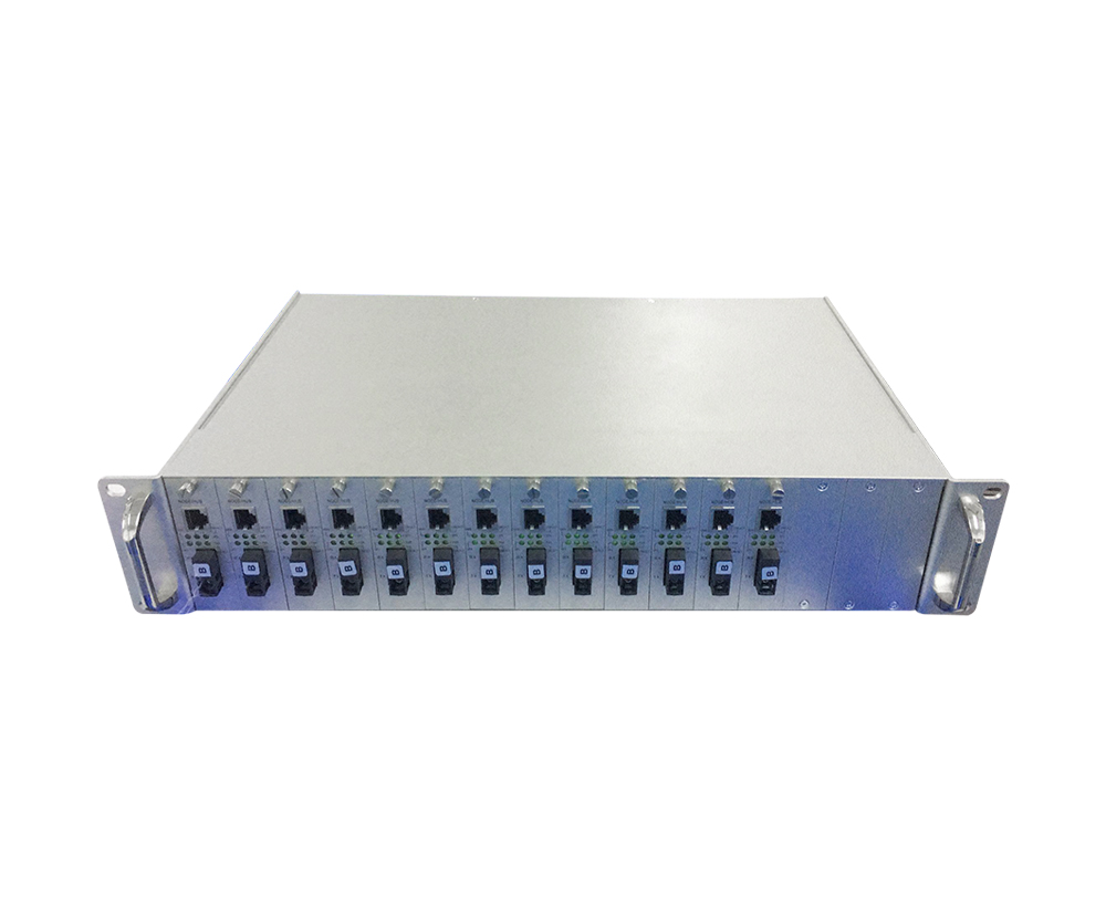 Шкаф конвертера средств волокна 16-slot 2U