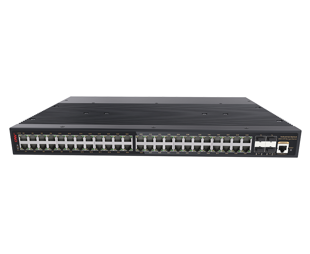 10G восходящий канал 52-портовый управляемый L3 промышленный Ethernet-коммутатор