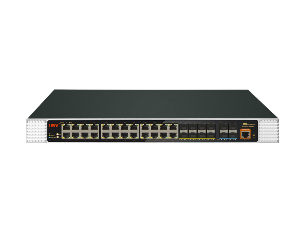 Uplink 10G 36-портовый управляемый L2 промышленный коммутатор PoE