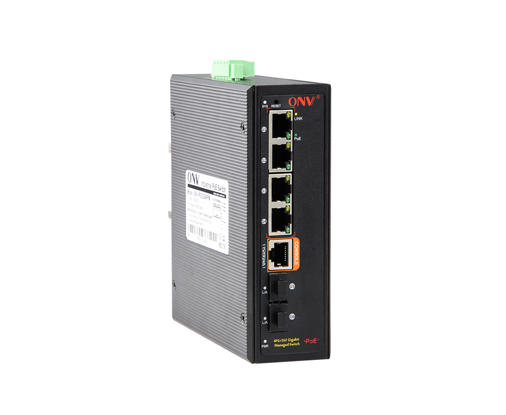 Gigabit 6-портовый L2 управляемый промышленный коммутатор bt PoE