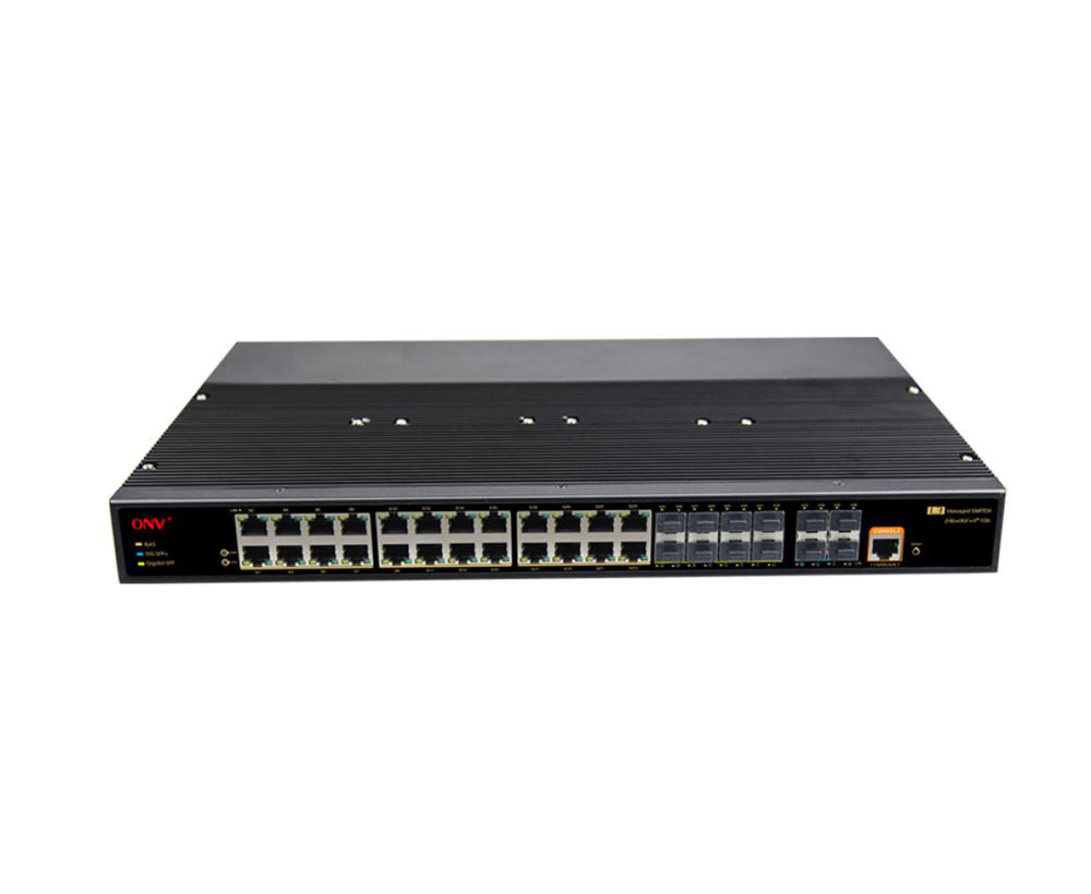10G восходящий канал 36-портовый управляемый L3 промышленный Ethernet-коммутатор