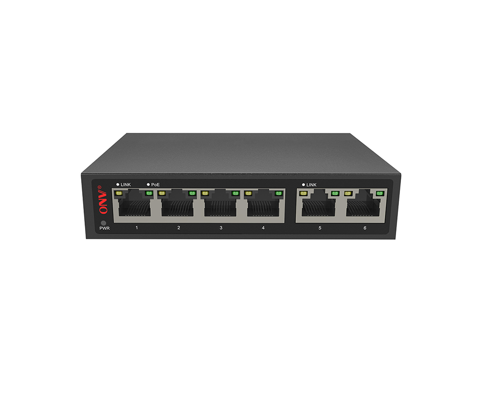 6-портовый коммутатор BT PoE 10/100M