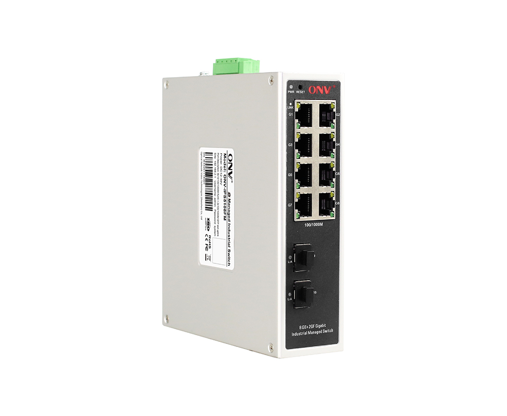 Гигабитный 10-портовый простой в управлении промышленный коммутатор Ethernet