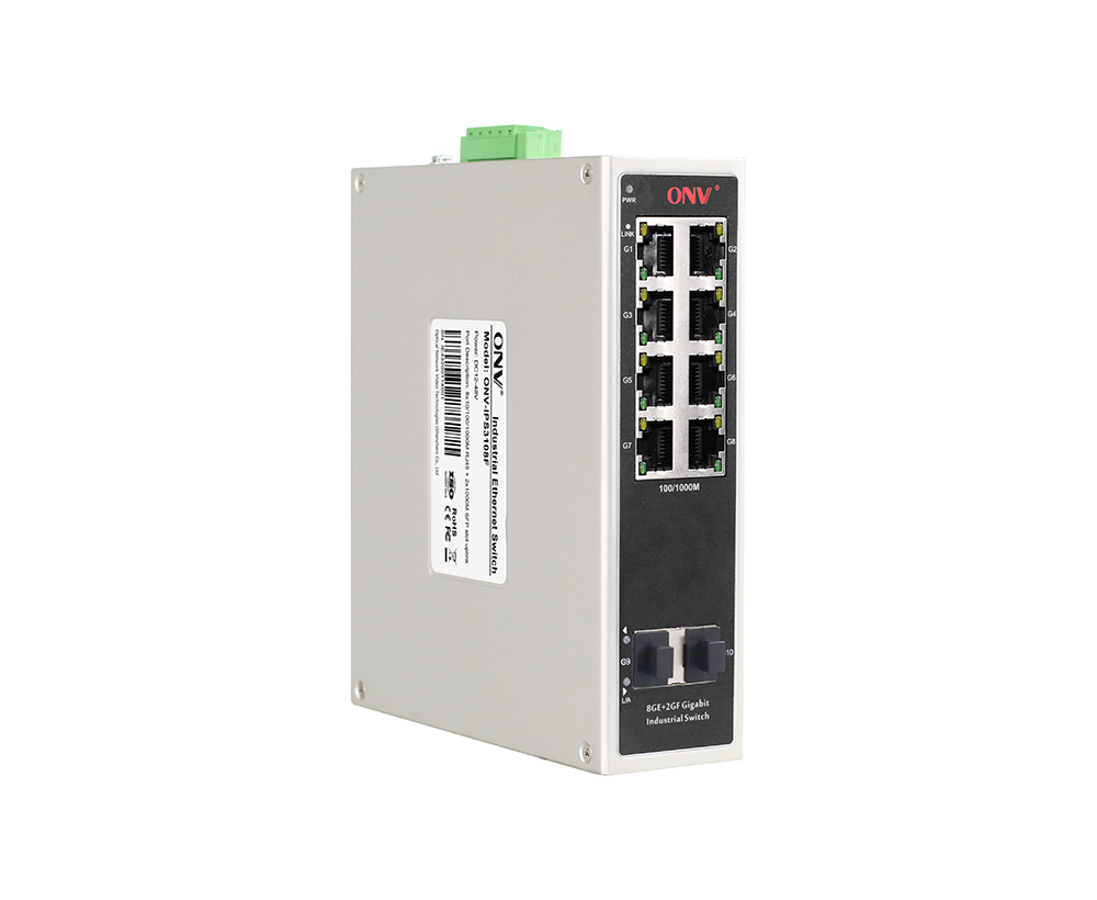 Гигабитный 10-портовый промышленный Ethernet-коммутатор