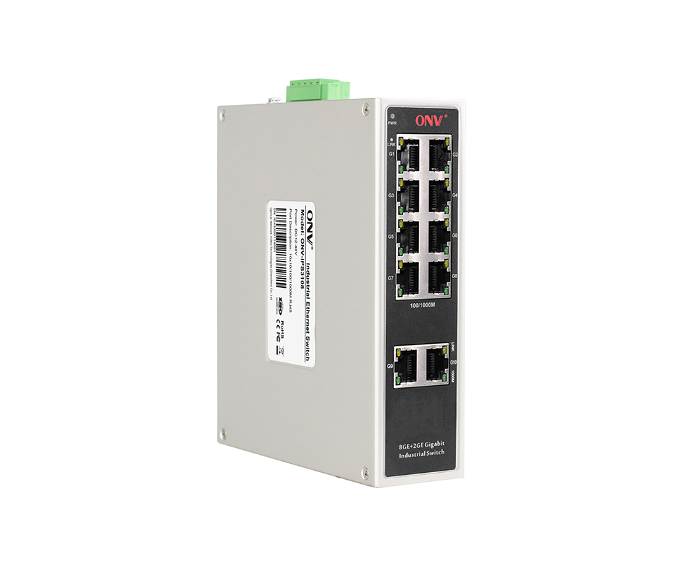 Гигабитный 10-портовый промышленный Ethernet-коммутатор