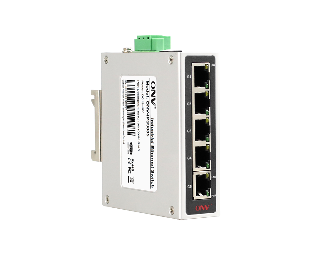 Гигабитный 5-портовый промышленный Ethernet-коммутатор