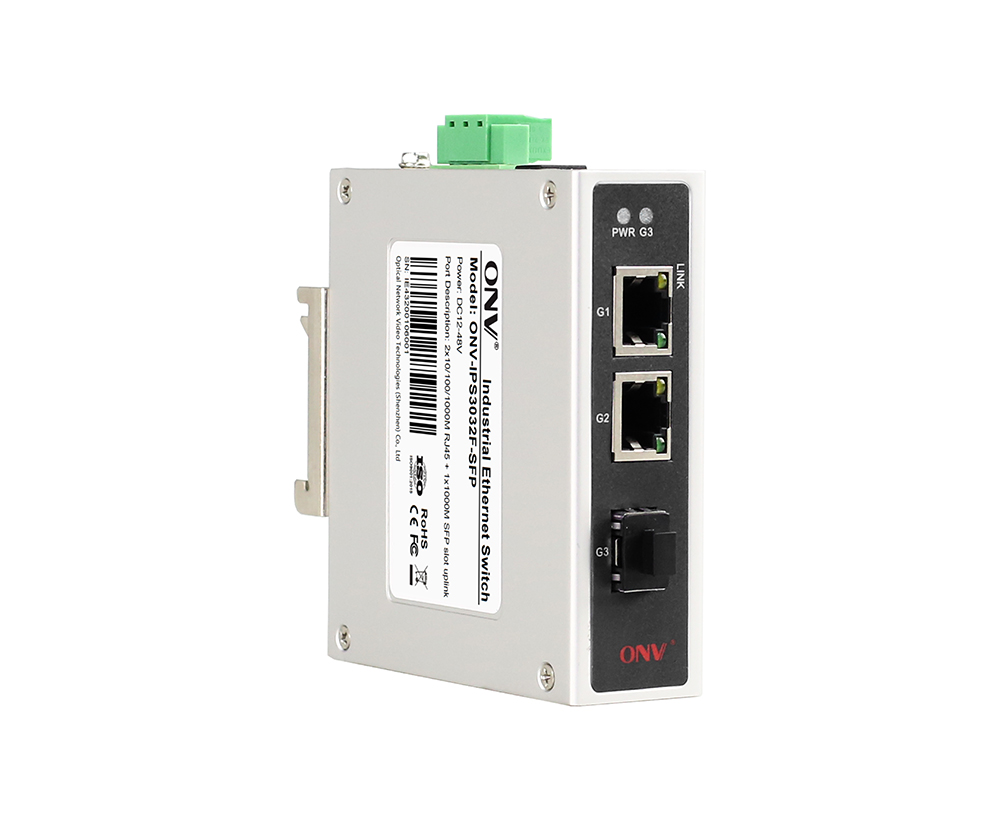 Гигабитный 3-портовый промышленный Ethernet-коммутатор