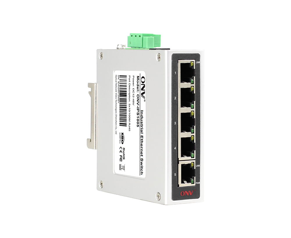 Промышленный коммутатор Ethernet с 5 портами 10/100 м