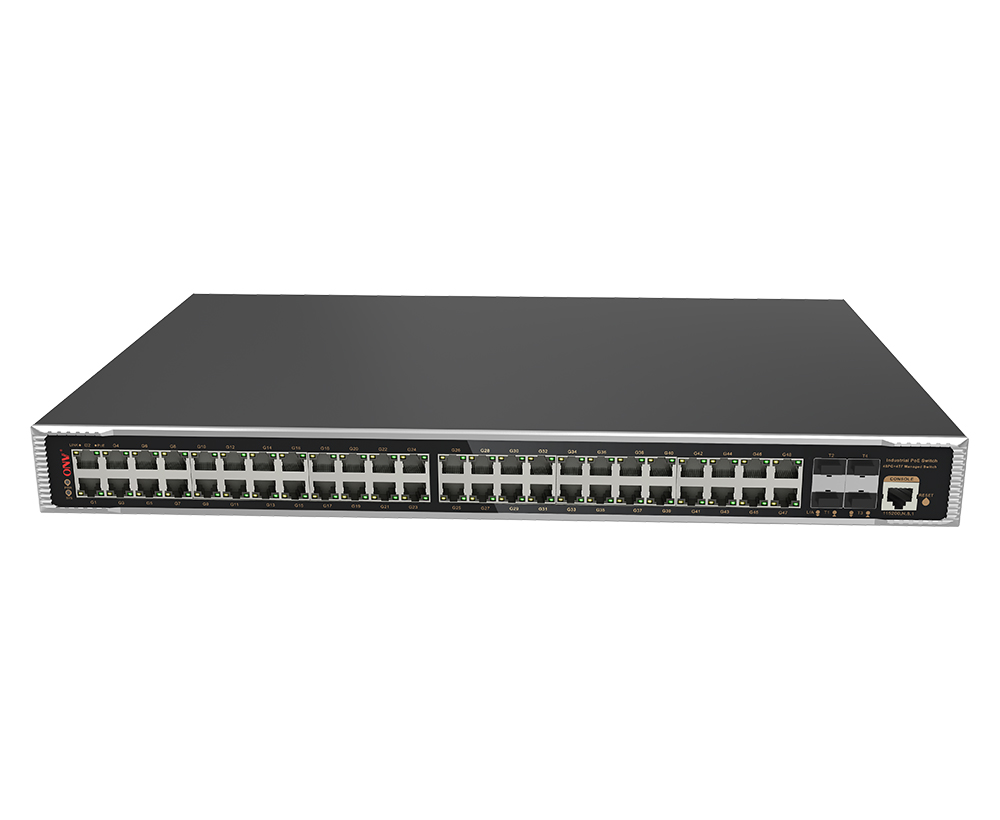 10G uplink 52-портовый управляемый L2 промышленный коммутатор PoE