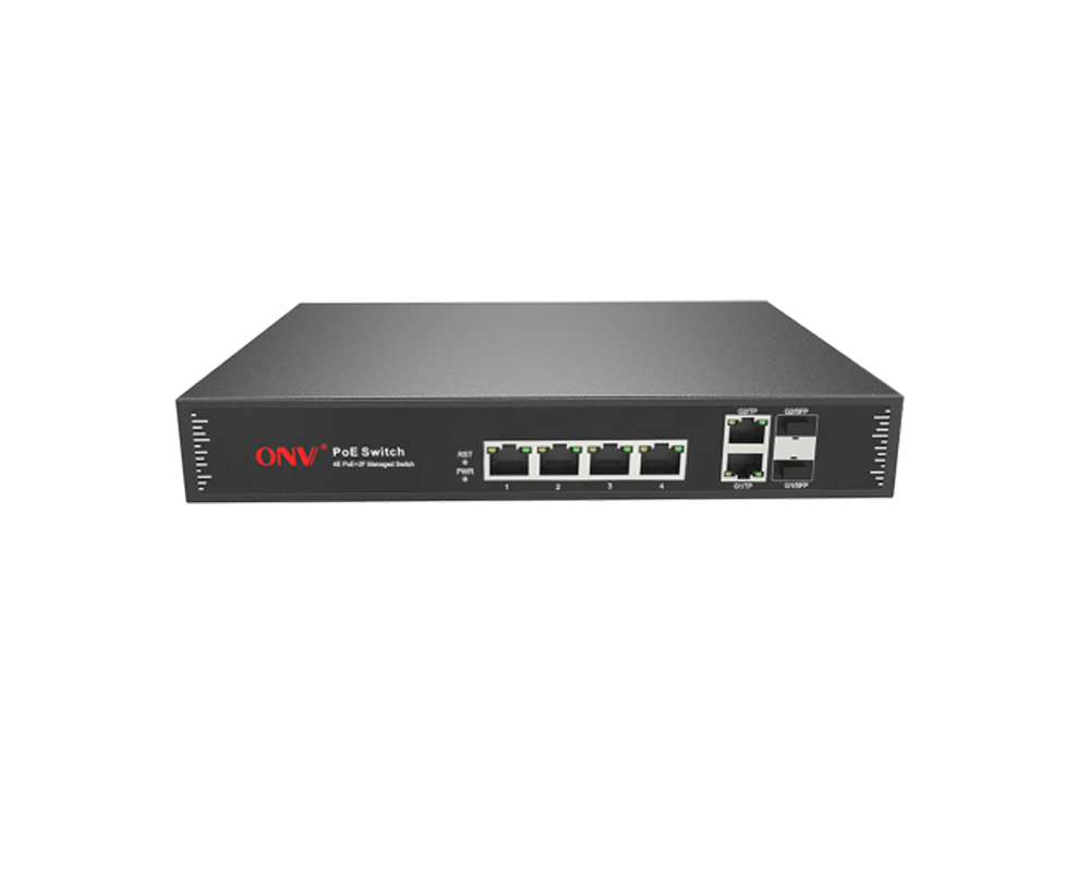Gigabit uplink 6-портовый управляемый коммутатор PoE L2