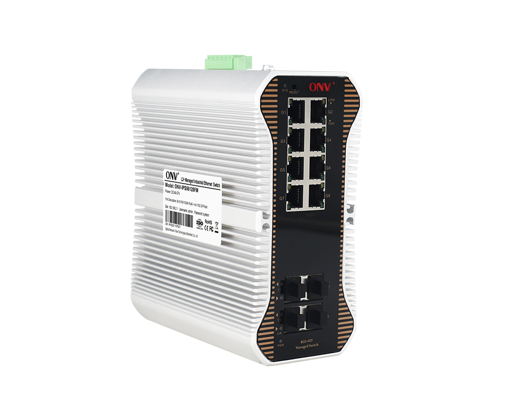10G восходящая связь 12-портовый управляемый L2 промышленный Ethernet-коммутатор