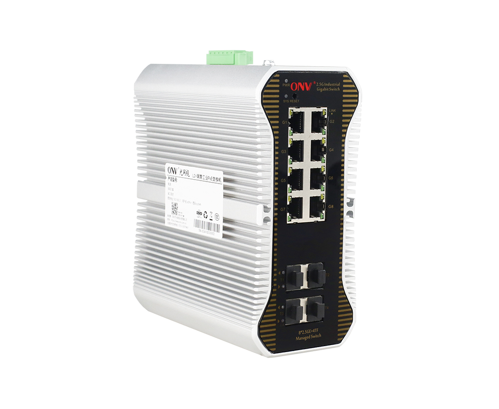 2,5G 12-портовый управляемый L2 промышленный Ethernet-коммутатор