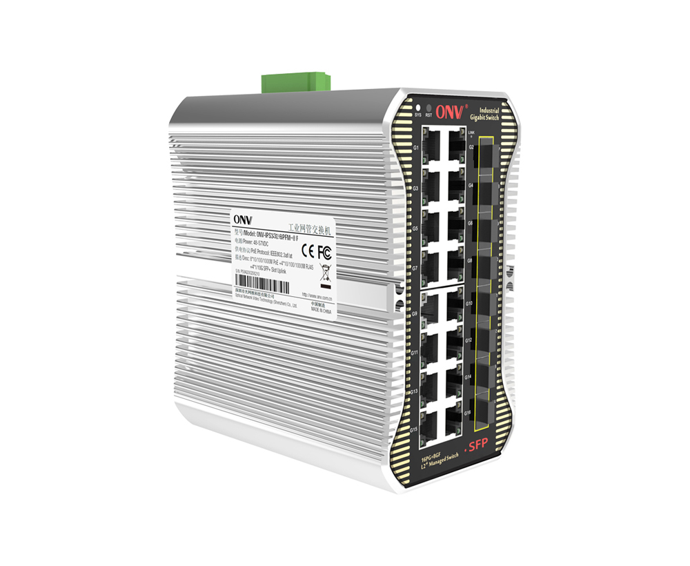 Гигабитный 24-портовый управляемый L2 промышленный Ethernet-коммутатор