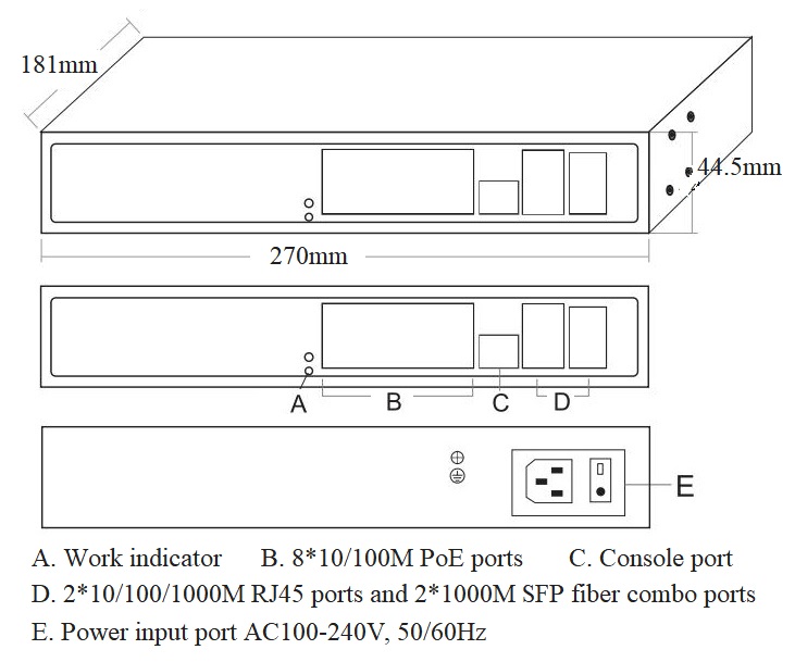 managed PoE switch, PoE switches, PoE switch 8 port, PoE switch
