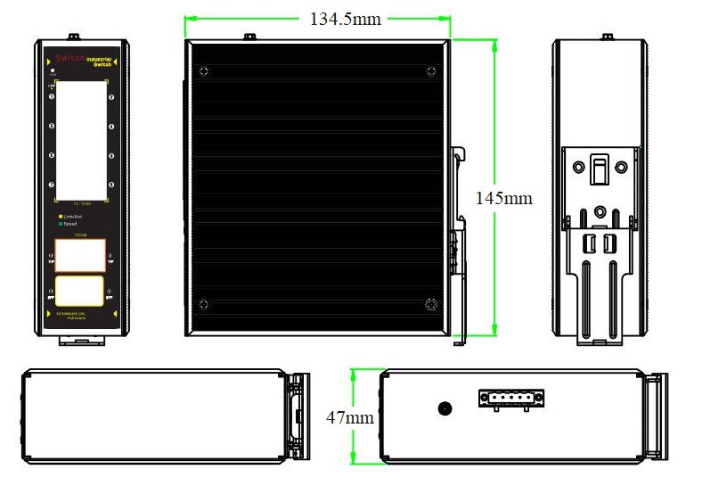 industrial Ethernet fiber switch, industrial Ethernet switch, Ethernet switch