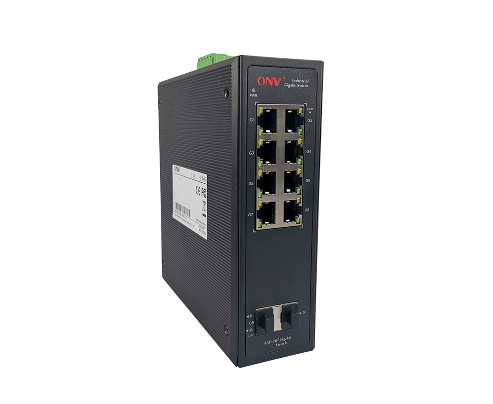 Гигабитный 10-портовый промышленный Ethernet-коммутатор