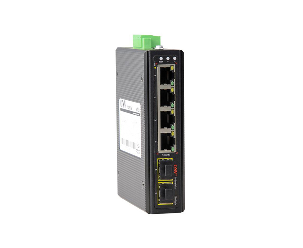Гигабитный 6-портовый промышленный Ethernet-коммутатор