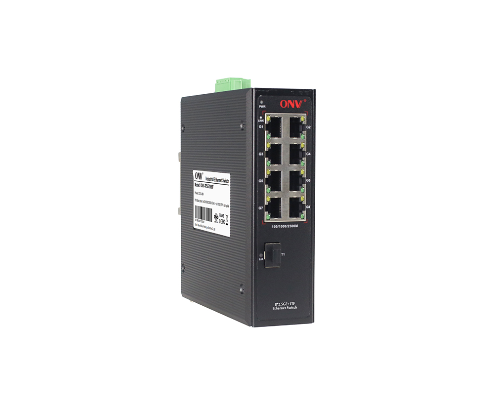 9-портовый промышленный Ethernet-коммутатор 2,5G