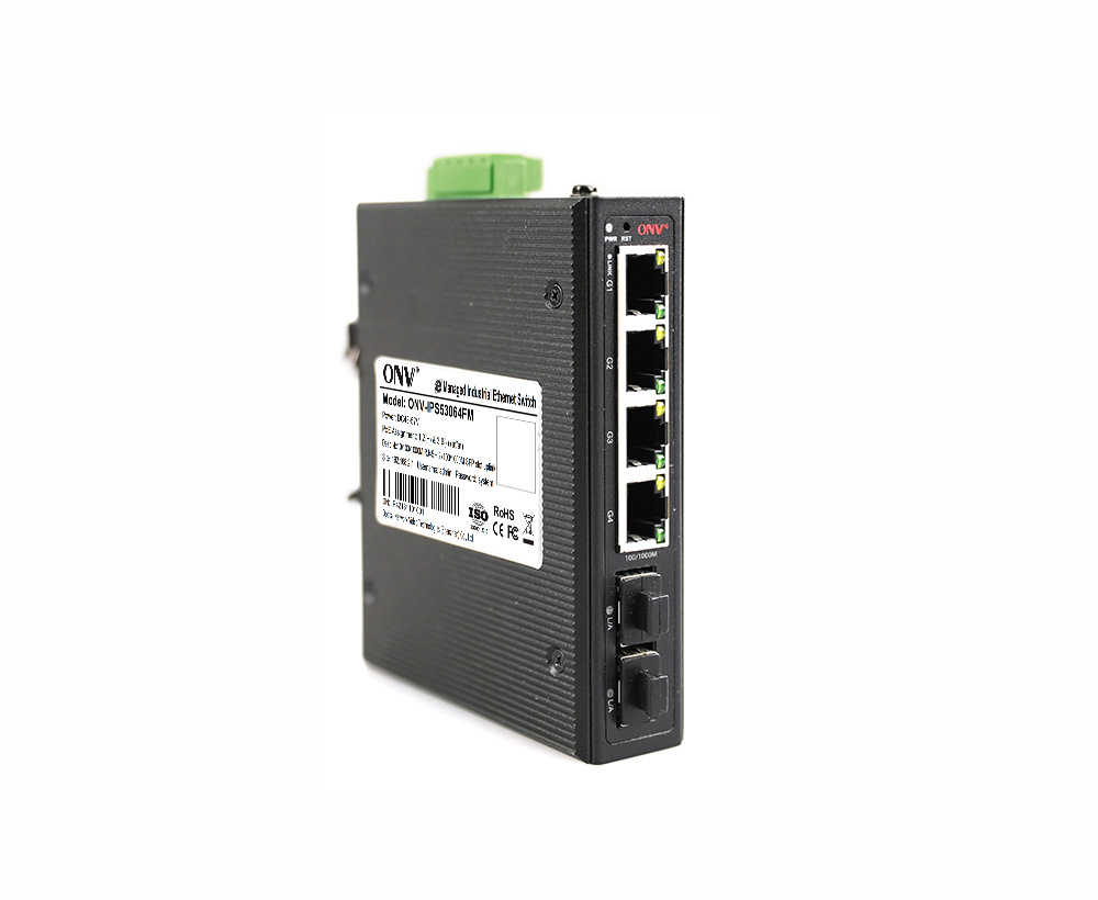 Гигабитный 6-портовый простой в управлении промышленный коммутатор Ethernet