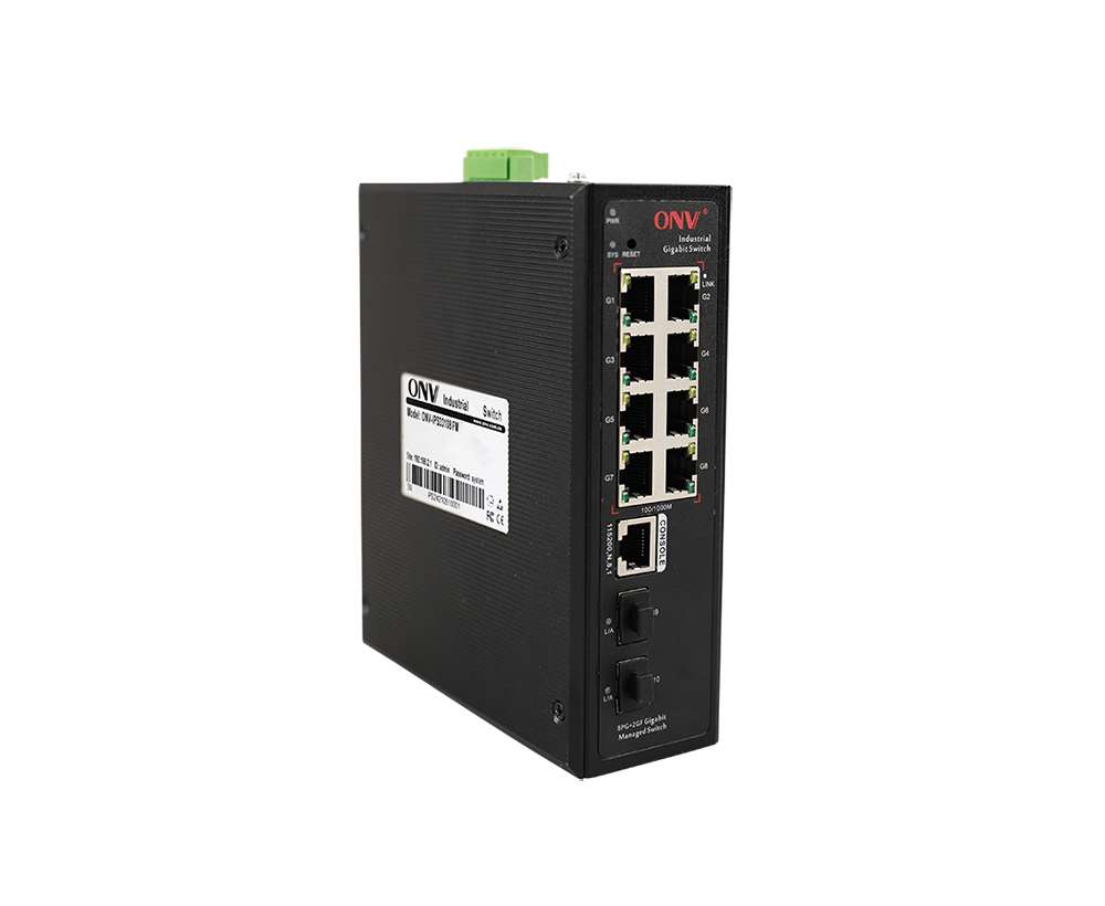 Гигабитный 10-портовый управляемый L2 промышленный Ethernet-коммутатор