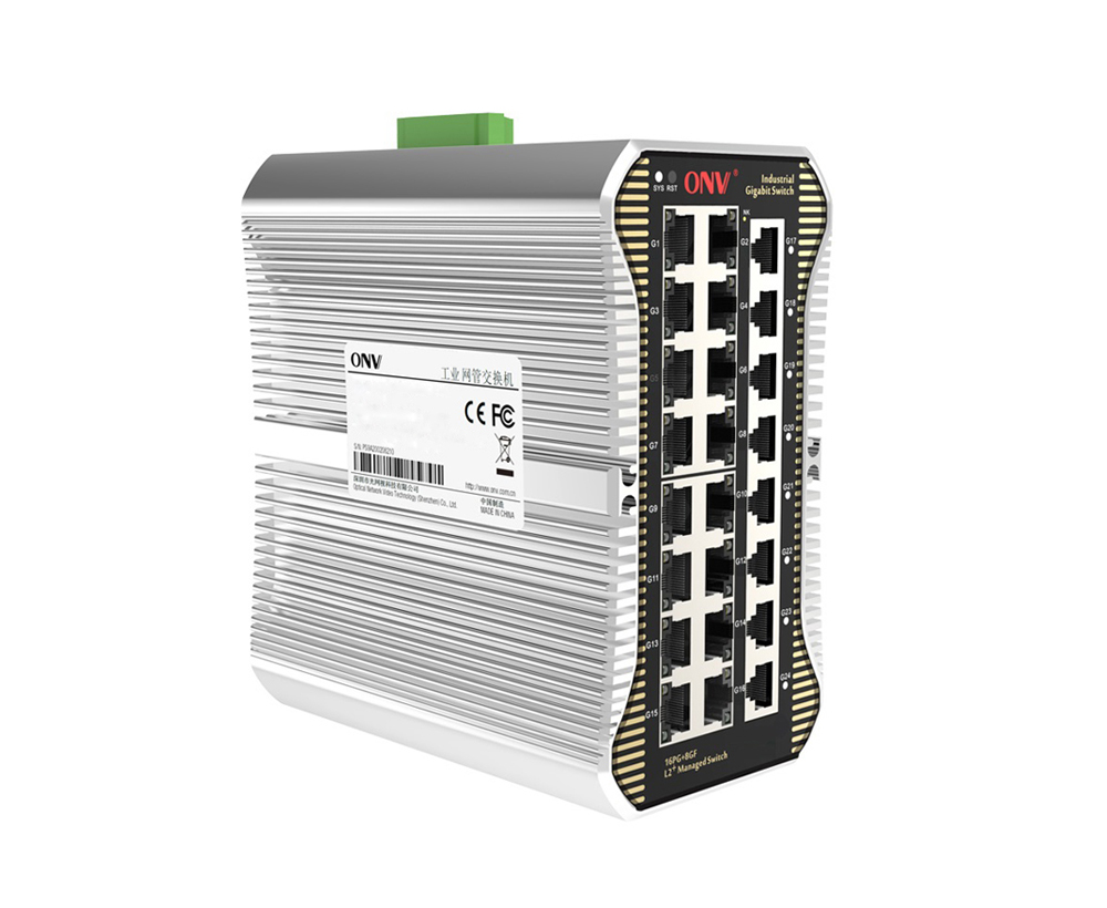 Гигабитный 24-портовый управляемый L2 промышленный Ethernet-коммутатор