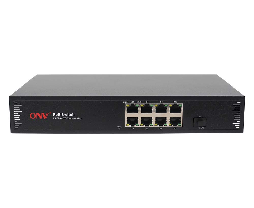 9-портовый коммутатор PoE 2,5G
