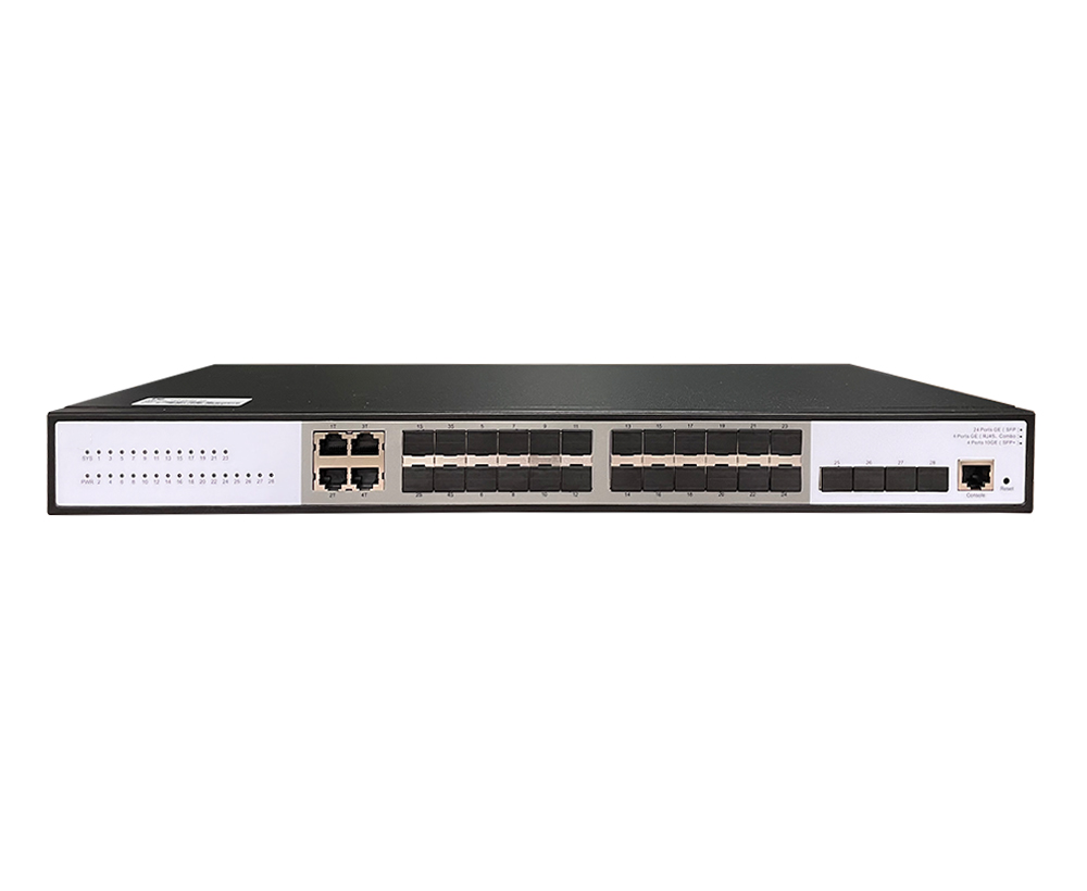 10G uplink 28-портовый коммутатор с управляемым ядром L3