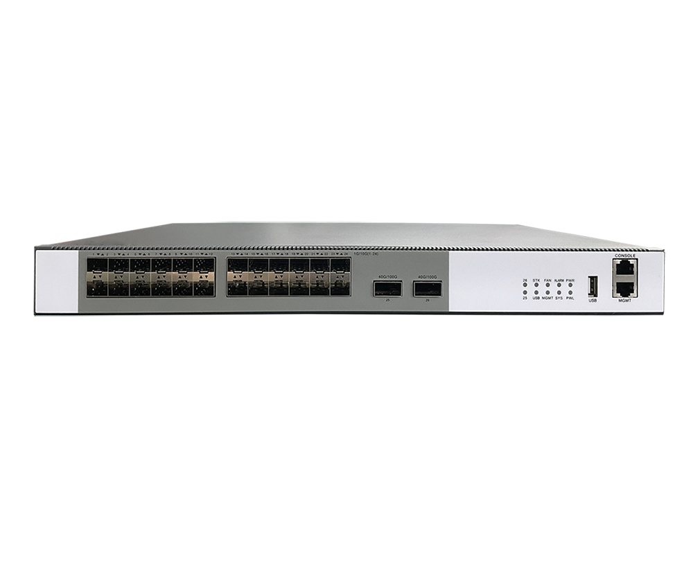 10G 26-портовый коммутатор маршрутизации с управляемым ядром L3