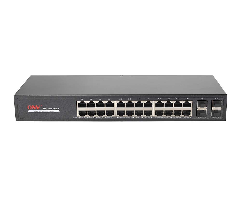 Гигабитный 28-портовый Ethernet-коммутатор