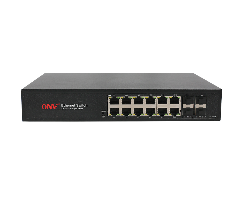 10G восходящая связь 16-портовый управляемый Ethernet-коммутатор L2