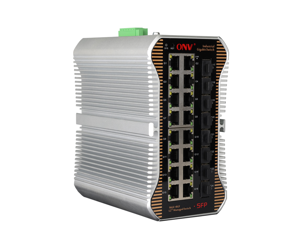 Гигабитный 24-портовый управляемый L2 промышленный Ethernet-коммутатор